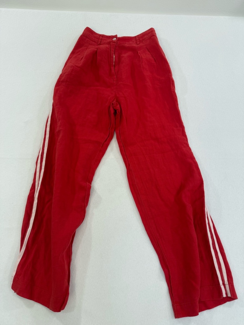 DONNI. Linen Pleated Pants-Small - Picture 2 of 7